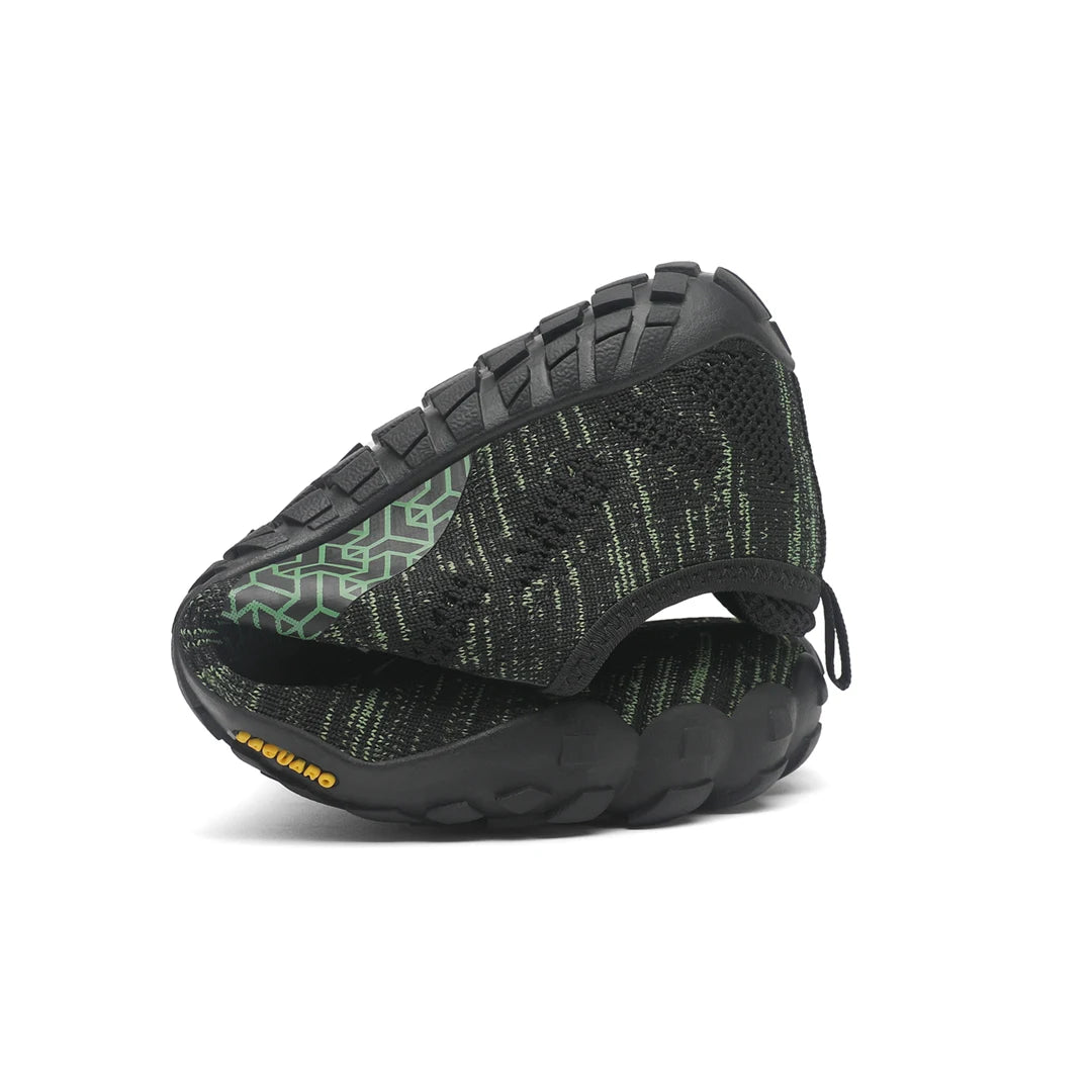 Saguaro Smart II verde outlet flexibilidad — zapatilla barefoot deportiva suela flexible doblada Chile